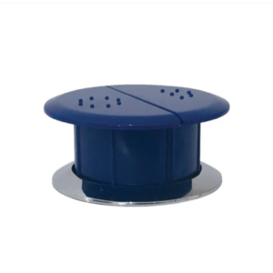 Raised Care Blue Flush Buttons