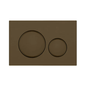 Stainless Steel Round Flush Buttons for Geberit Sigma, Antique Brass