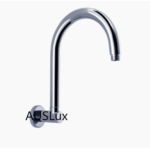 Chrome Round Curved Shower Arm