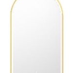 Gold LED Arch Mirror Frame 600mm x 900mm