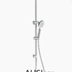 Chrome Cora Round Multi Function Shower set