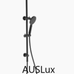 Matte Black Cora Round Multi Function Shower Set