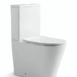 Rimless Tornado Quiet Flush Toilet Suite Matt White