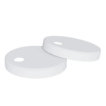 Seat Hinge Covers for Slim Seats Matte White