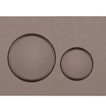Stainless Steel Round Flush Buttons for Geberit Sigma, Brush Bronze