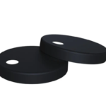 Seat Hinge Covers for Slim Seats Matte Black