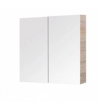 600mm Light Woodgrain Shaving Cabinet