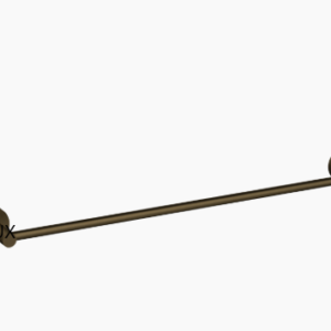Antique Brass Otus Slimline Towel Rail Single 900mm