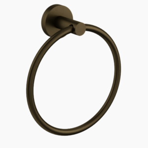 Otus Slimline Towel Ring Antique Brass