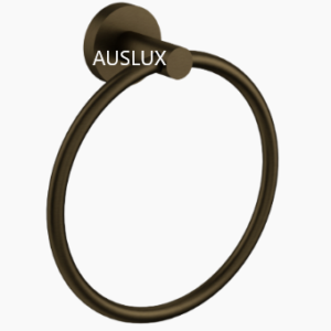 Antique Brass Otus Slimline Towel Ring